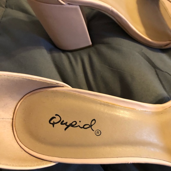 Quips Nude Chunky Heels - Picture 6 of 10